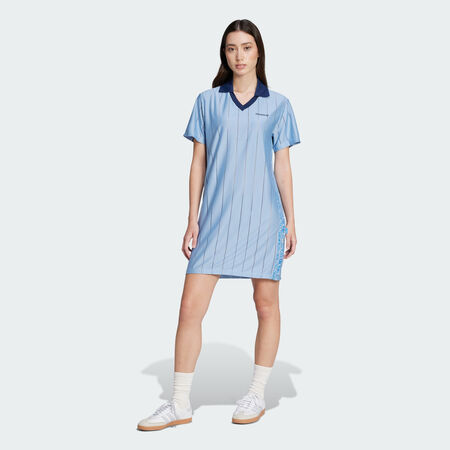 ADIDAS ORIGINALS adidas Originals x Liberty London Tonal Football Dress Ambient Sky / Chalk White WOMEN