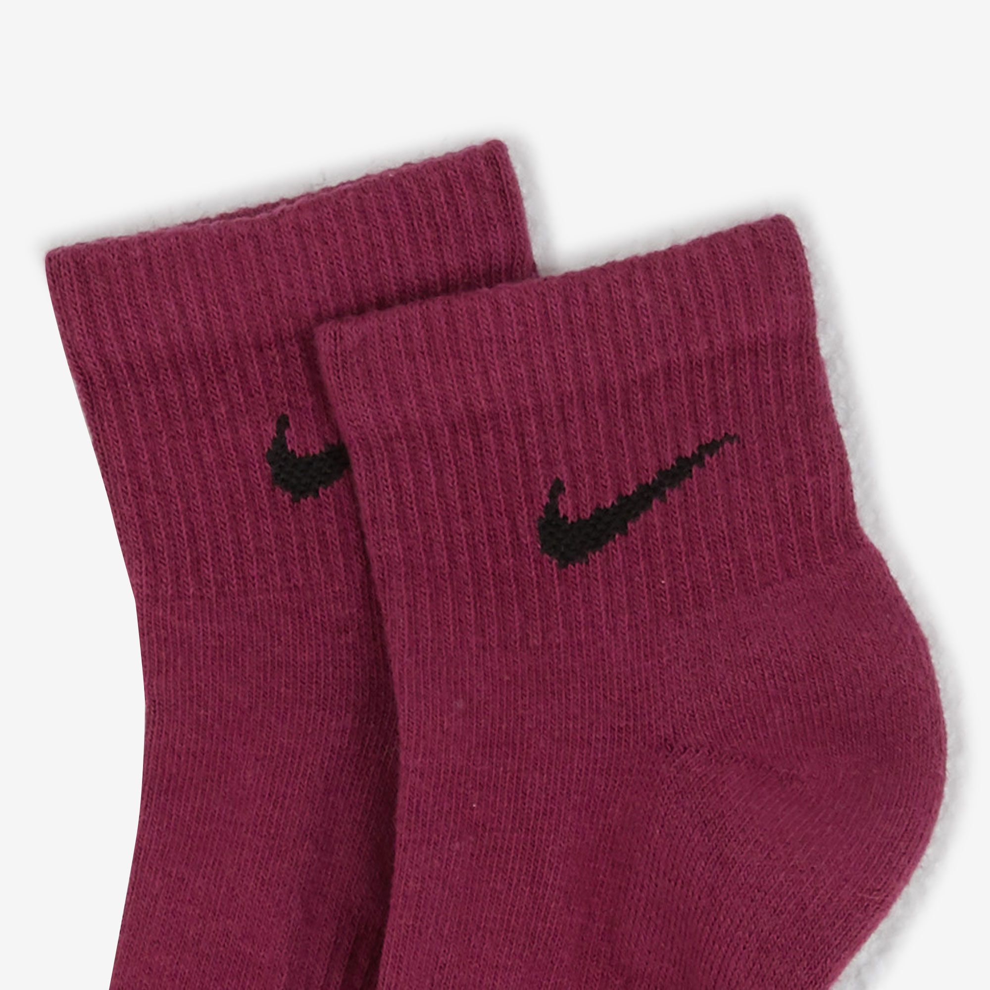 NIKE SOLID COLOUR ANKLE SOCKS X3 PINK MULTI COLOURED SOCKS MEN