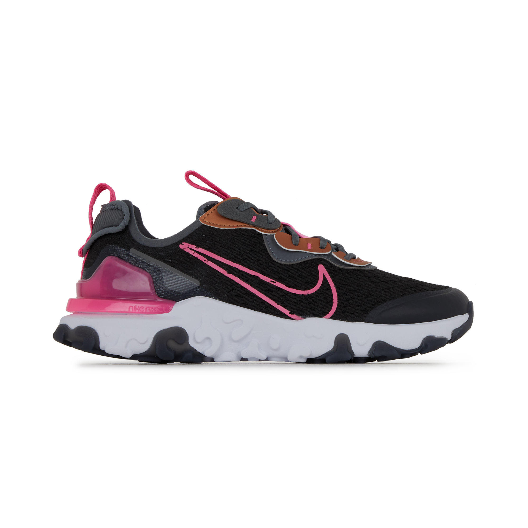 nike react noir et rose