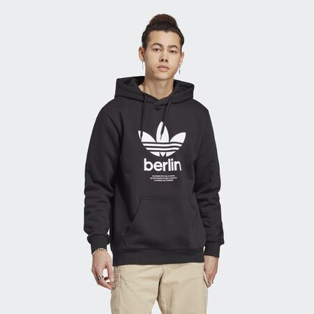 ADIDAS ORIGINALS Icone Berlin City Originals Hoodie Black MEN