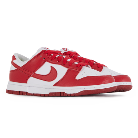 NIKE dunk DUNK LOW WHITE/RED WOMEN
