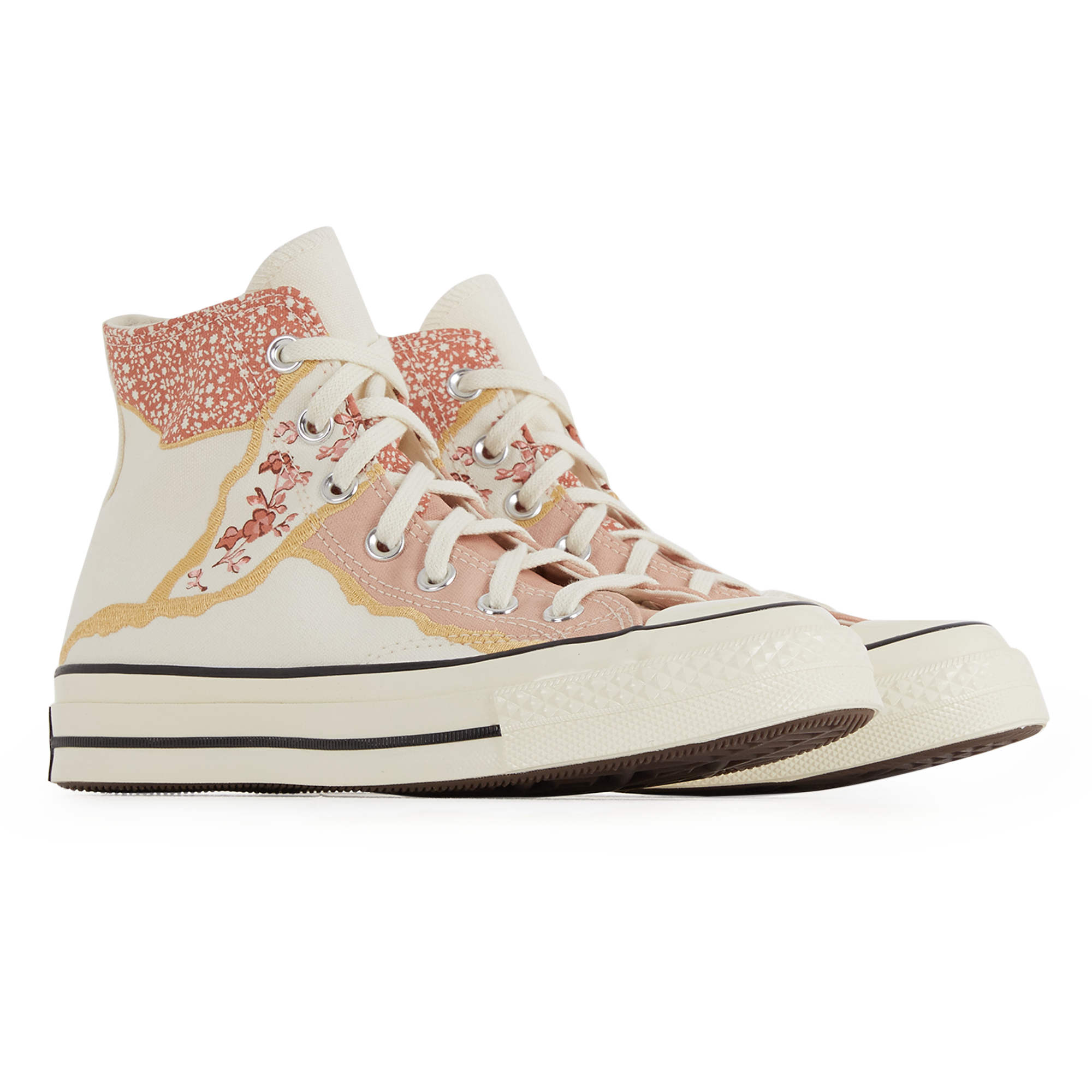 Metallic floral chuck 70 converse