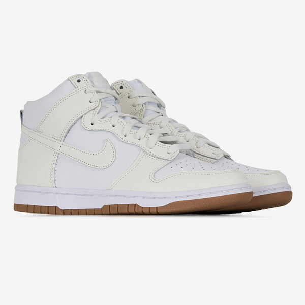 NIKE DUNK HIGH SAIL GUM WHITE/BEIGE SNEAKERS WOMEN