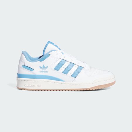 ADIDAS ORIGINALS Chaussure Forum Low CL Cloud White / Team Light Blue / Cloud White MIXTE