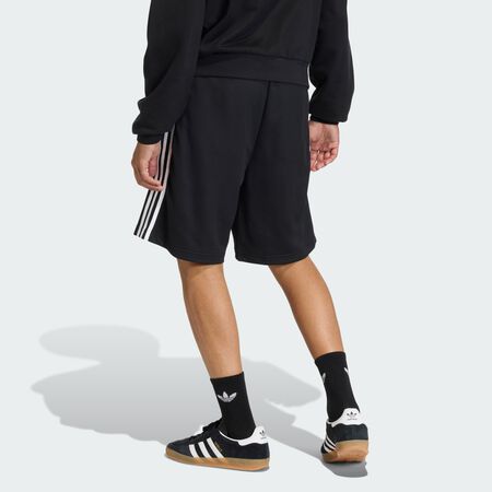 ADIDAS ORIGINALS SHORT EN MESH ADICOLOR Black / White HOMME