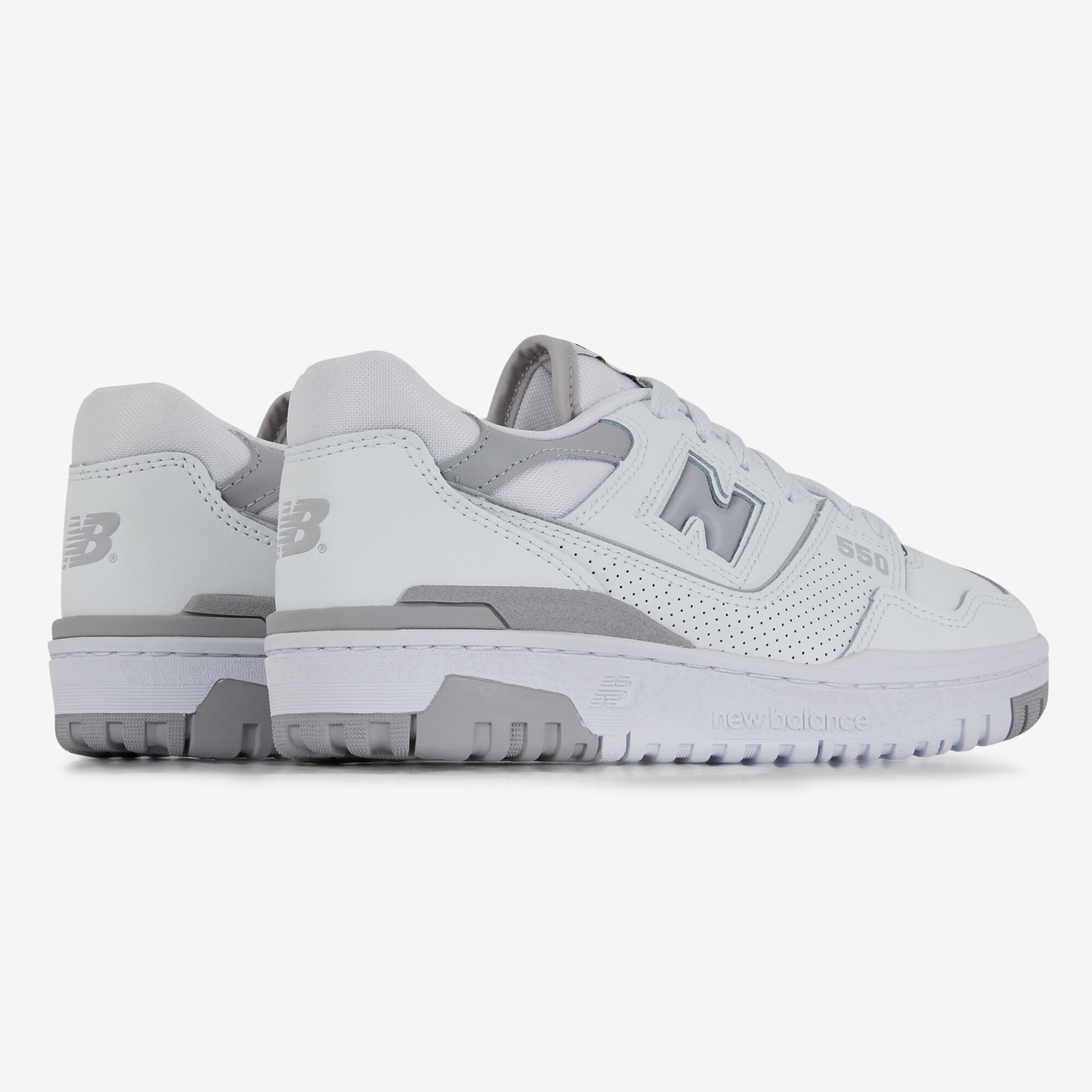 NEW BALANCE 550 BLANC GRIS BLANC SNEAKERS FEMME Courir