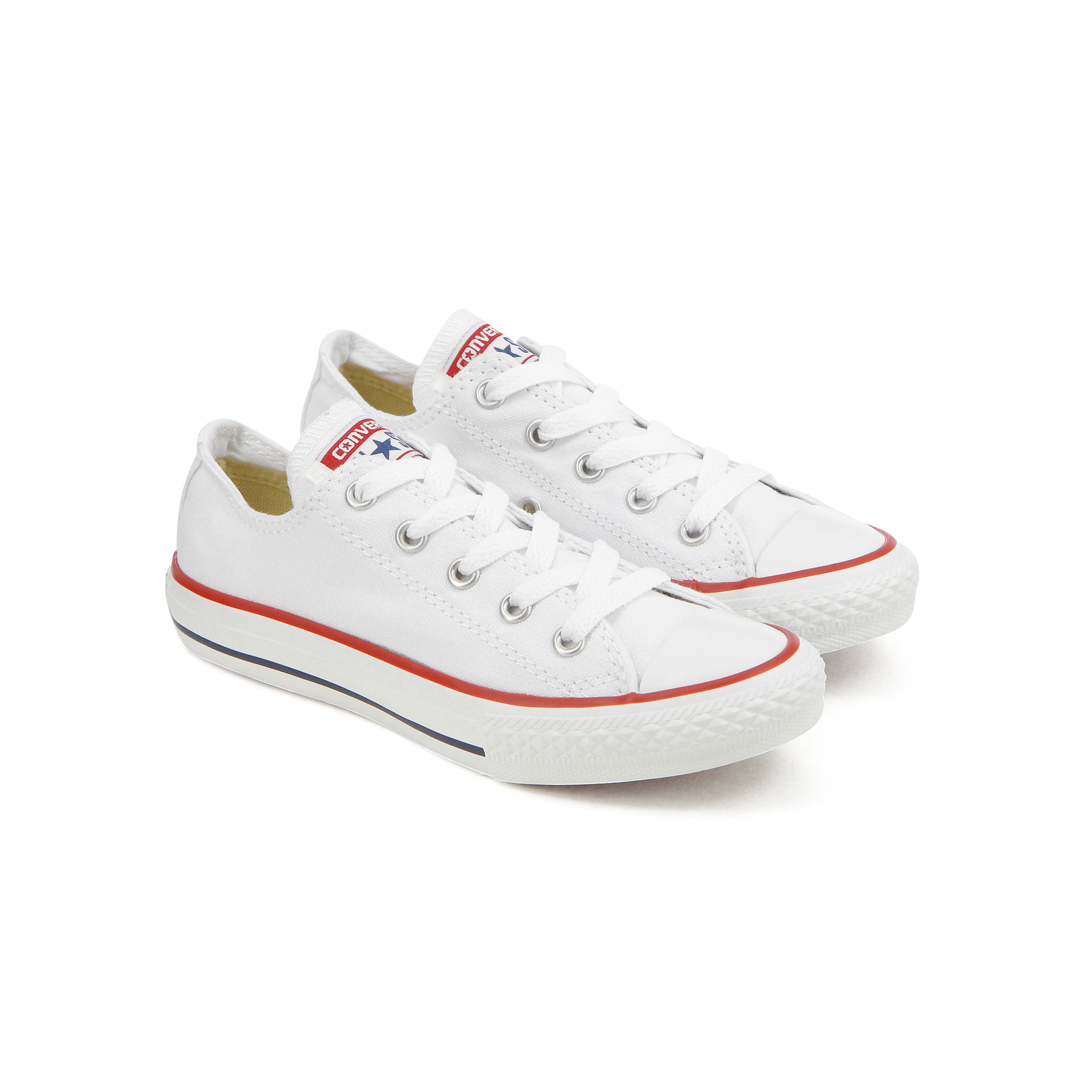 converse basse blanche courir