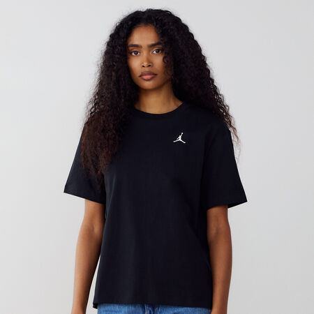 JORDAN TEE SHIRT CORE ESSENTIAL BLACK/WHITE WOMEN