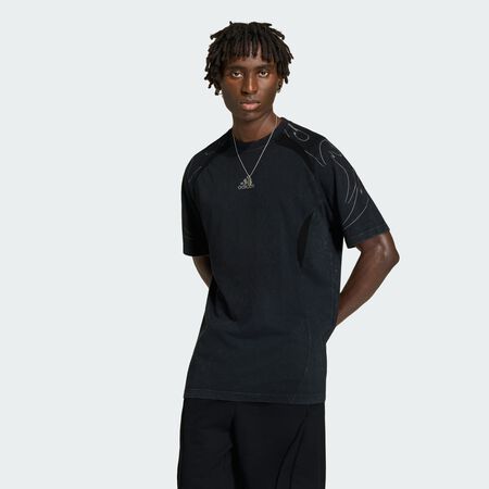 ADIDAS ORIGINALS Adilenium Season 4 Teamgeist Graphic Tee Black MEN