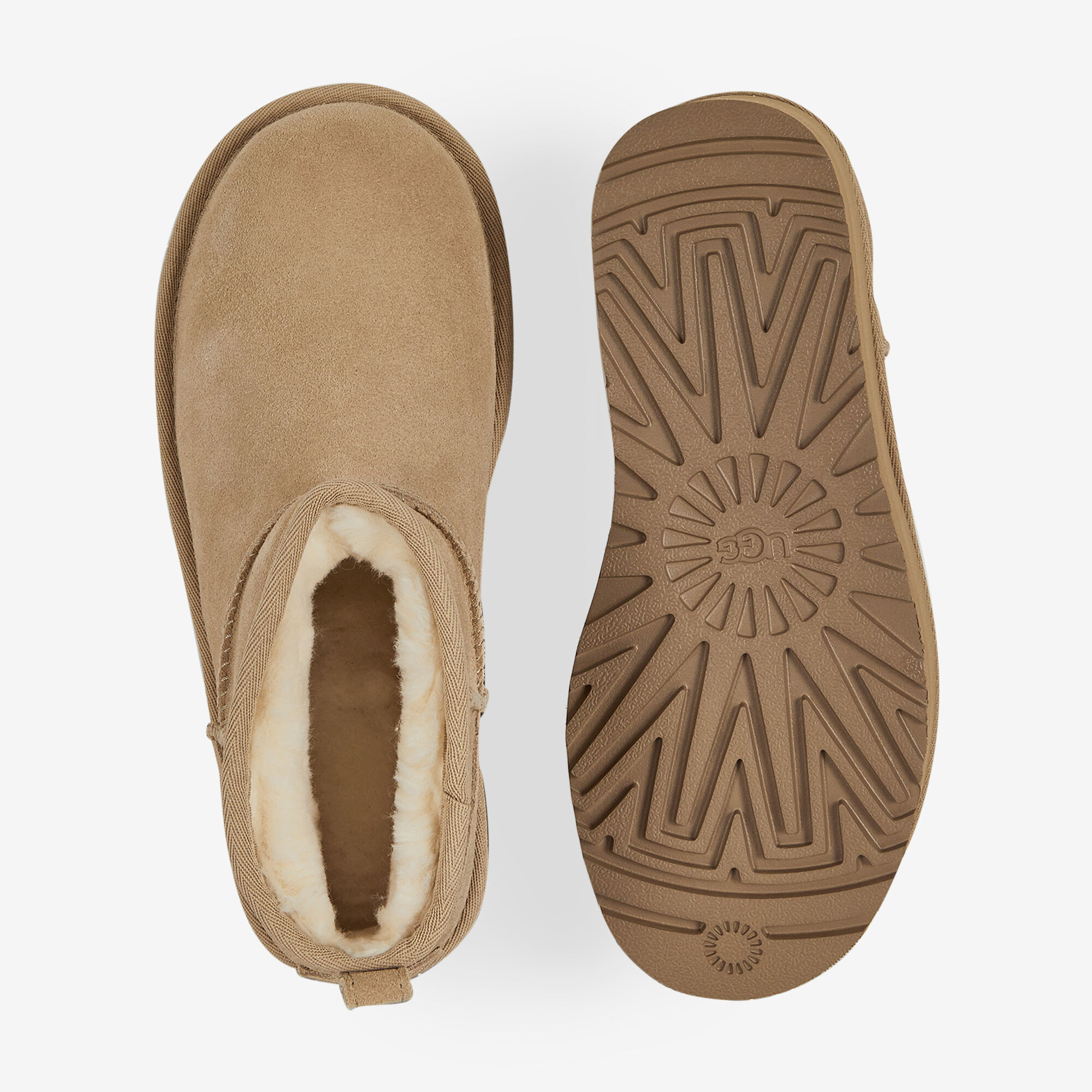 UGG CLASSIC ULTRA MINI PLATFORM BEIGE - SNEAKERS WOMEN UGG CLASSIC ULTRA MINI PLATFORM BEIGE - SNEAKERS WOMEN