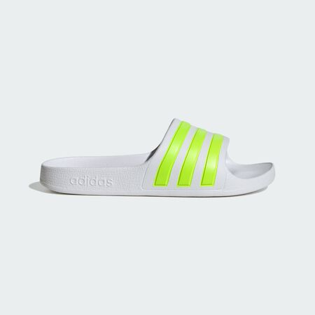 ADIDAS SPORTSWEAR Adilette Aqua Slides Kids Cloud White / Solar Slime / Cloud White TODDLERS