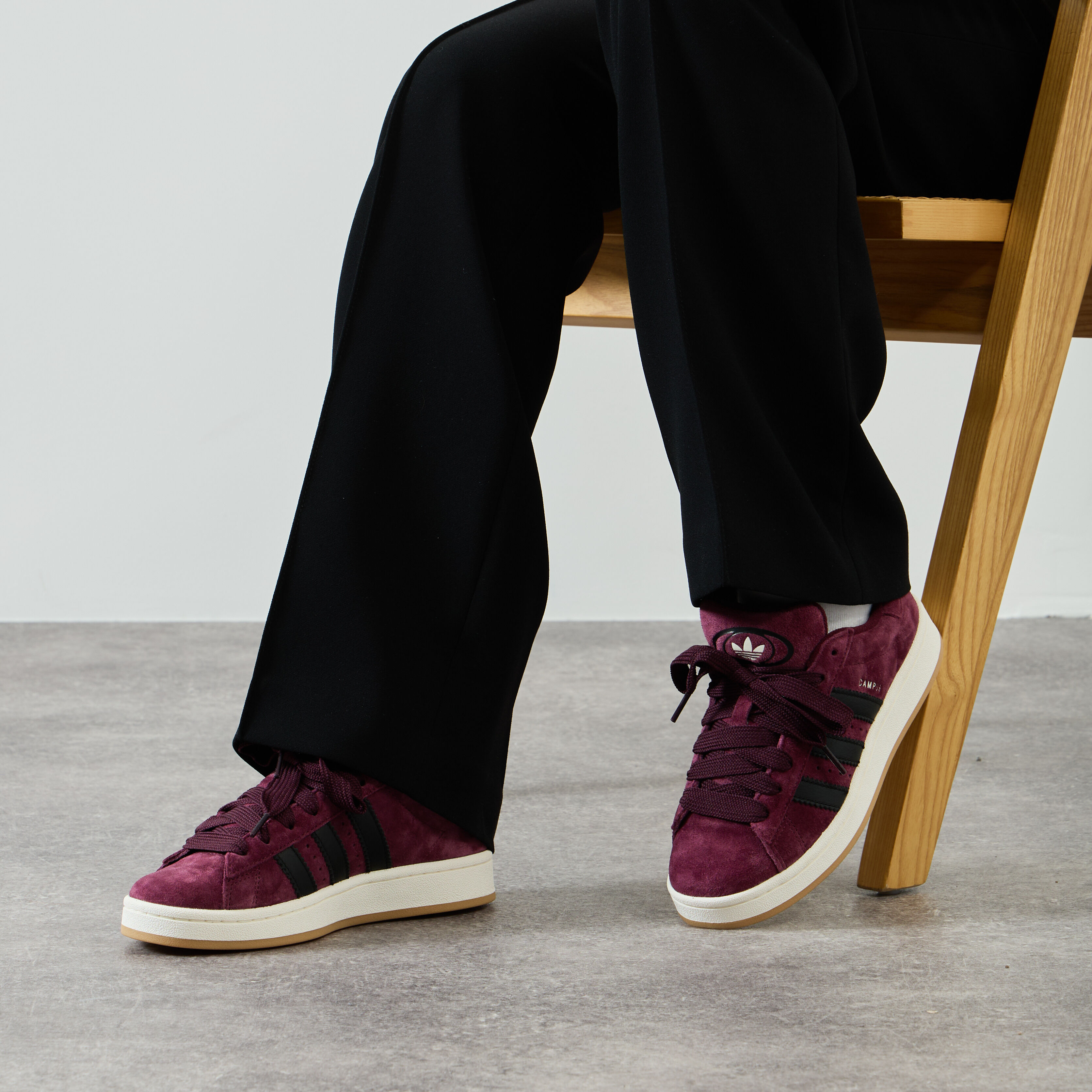 ADIDAS ORIGINALS CAMPUS 00s SNEAKERS FEMME BORDEAUX NOIR LACETS Courir