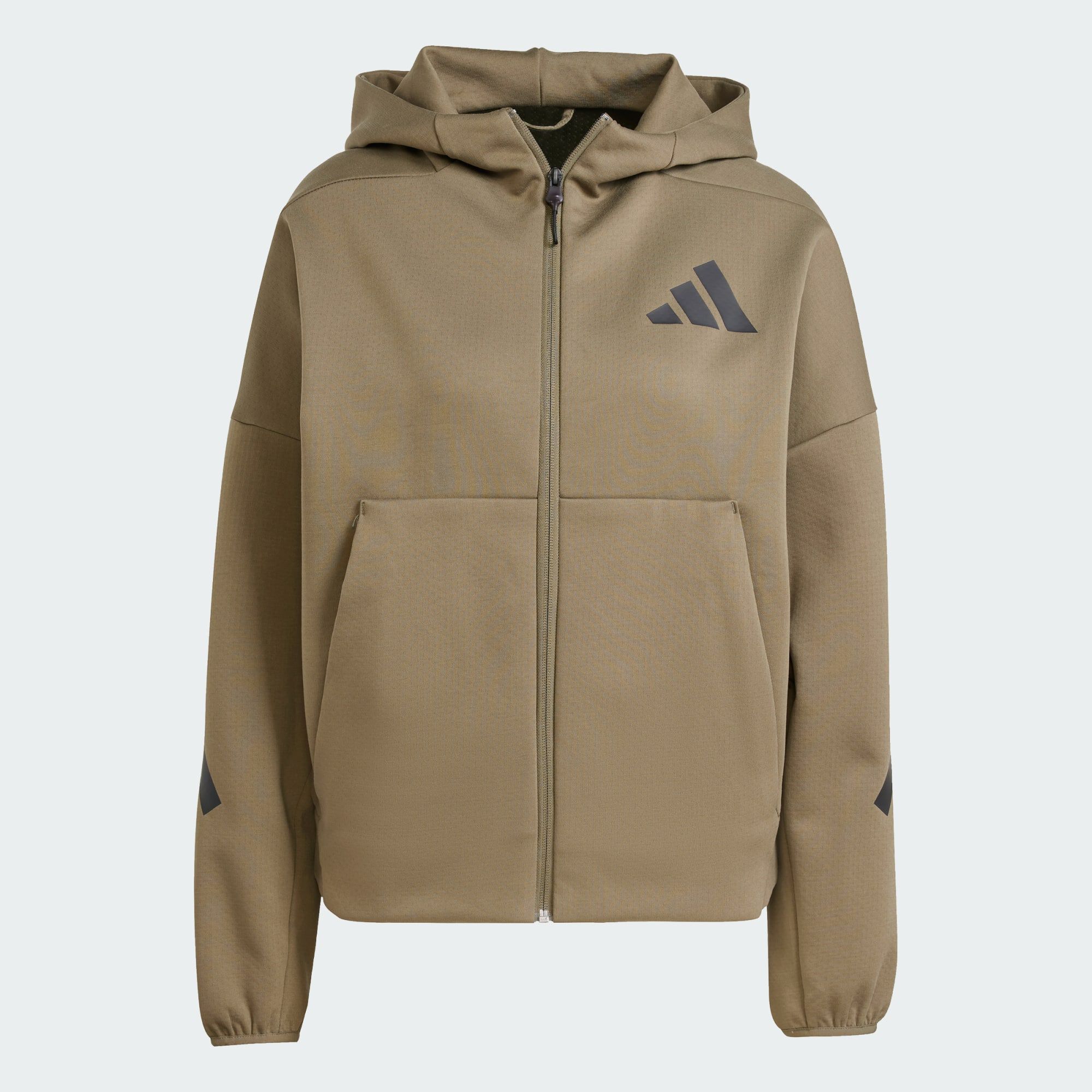 ADIDAS ORIGINALS adidas Z.N.E. Full-Zip Hoodie Grey Strata