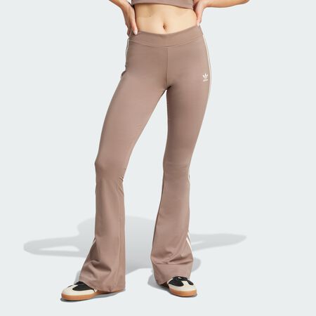 ADIDAS ORIGINALS Flared Leggings Trace Brown WOMEN