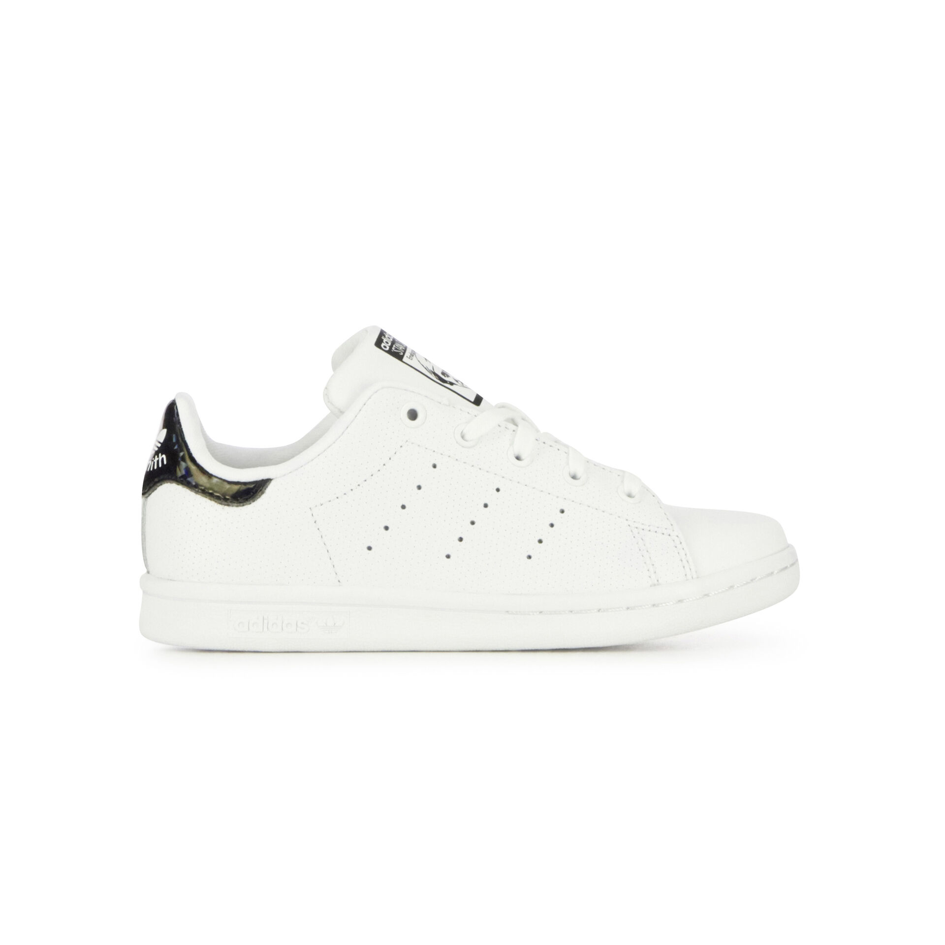 Adidas originals - Stan smith perfed Blanc Blanc | Courir STAN SMITH PERFED ...