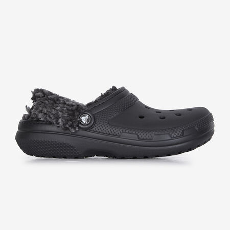 CROCS FLEECE LINED CLOG BLACK WOMEN