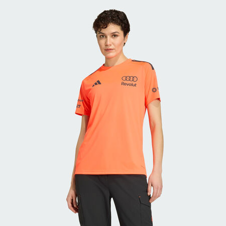 ADIDAS PERFORMANCE T-SHIRT AUDI REVOLUT F1 TEAM SET UP App Solar Red FEMME