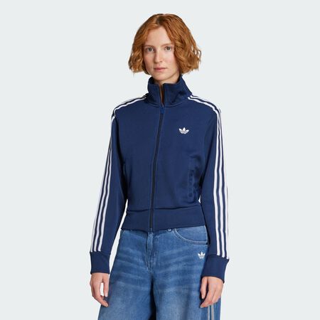 ADIDAS ORIGINALS Veste de survêtement maille Firebird Adicolor Night Indigo / White FEMME