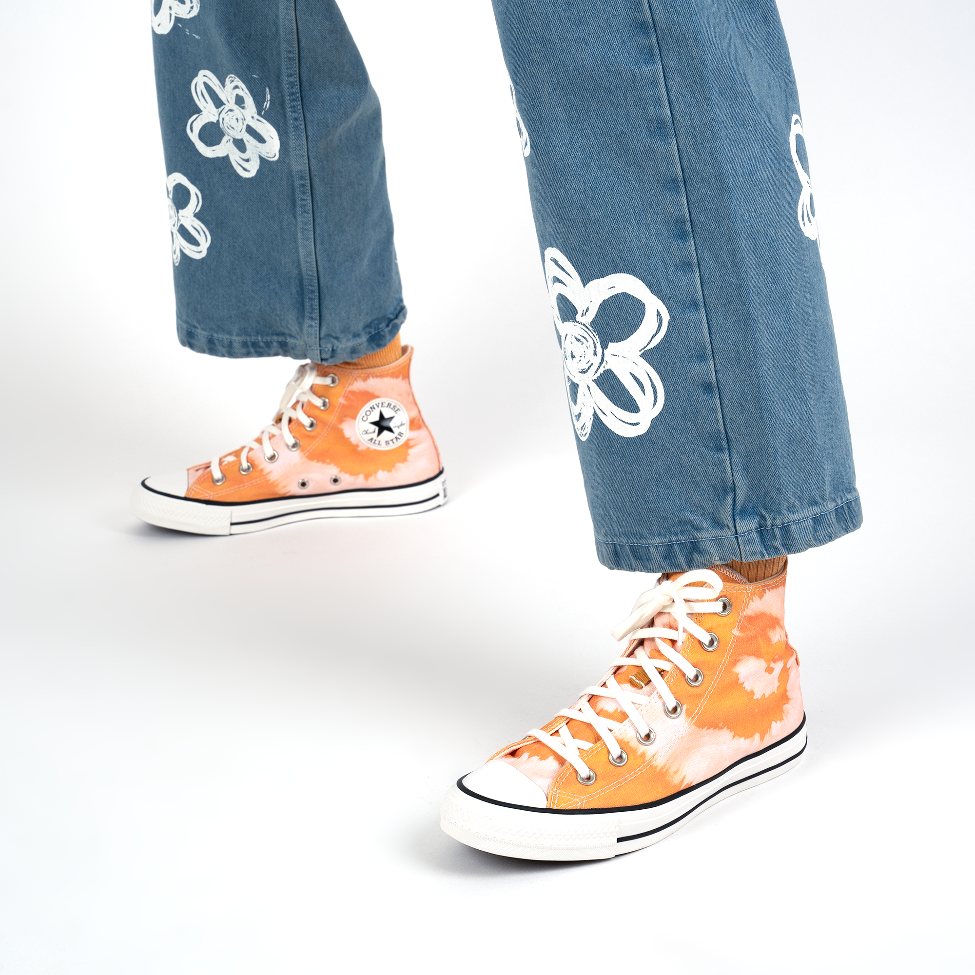 converse semelle orange
