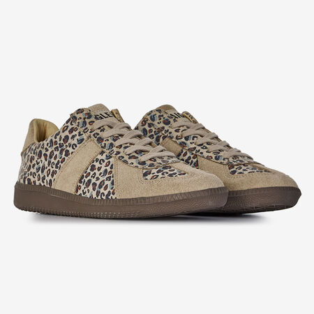 AIGLE EURO TRAINER LEOPARD BROWN/BEIGE WOMEN