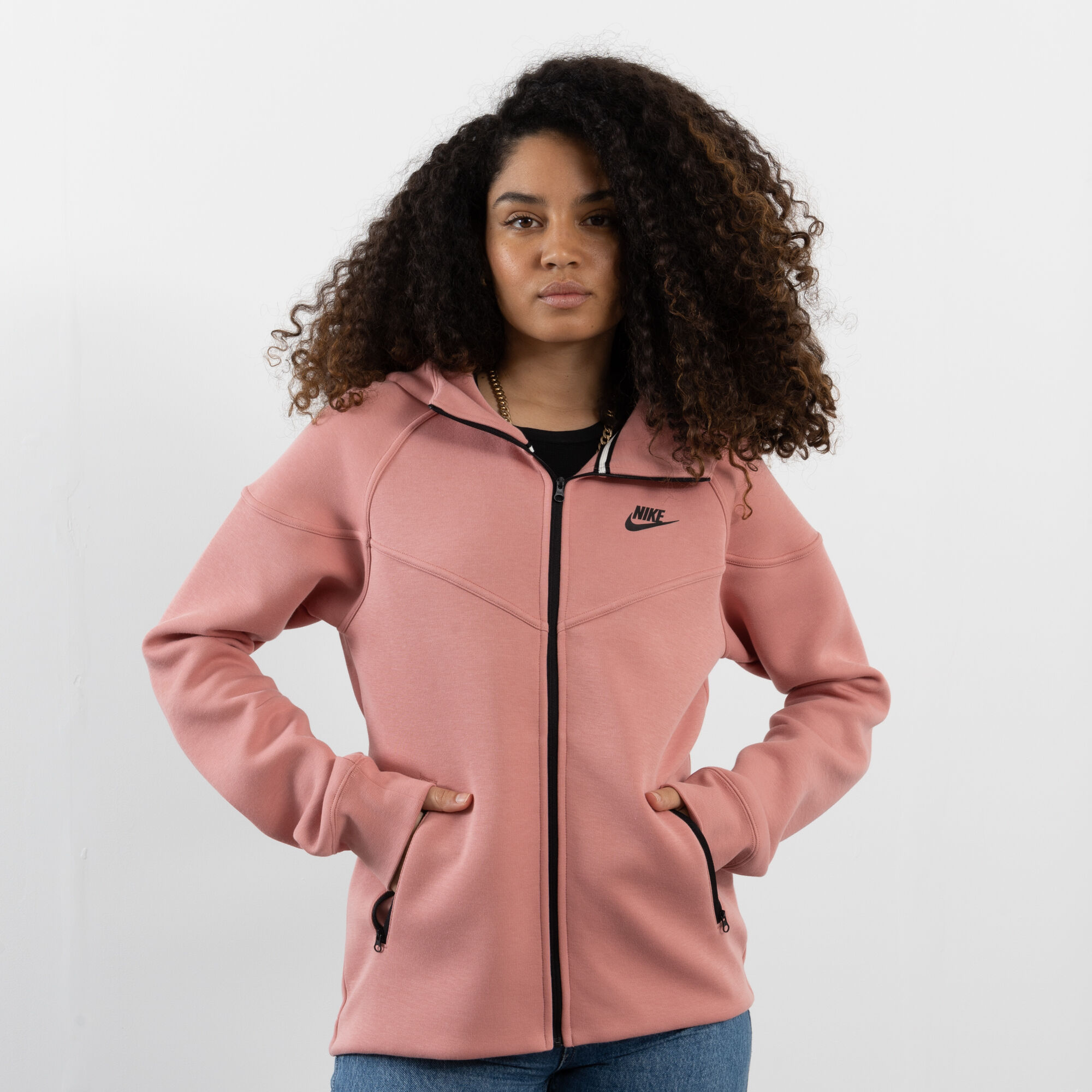 Pink nike sale jackets