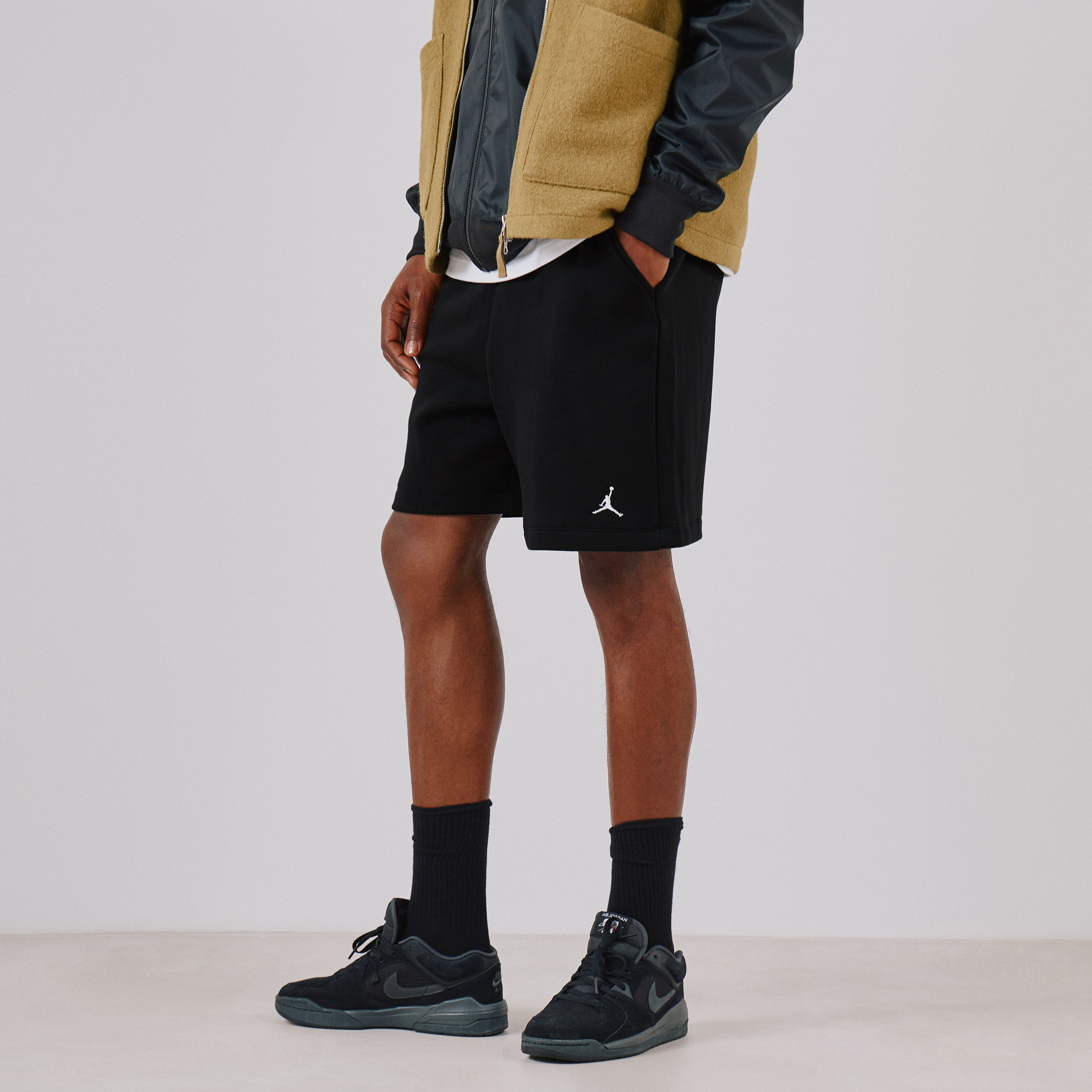 JORDAN SHORT ESSENTIAL FT NOIR SHORTS MEN Courir