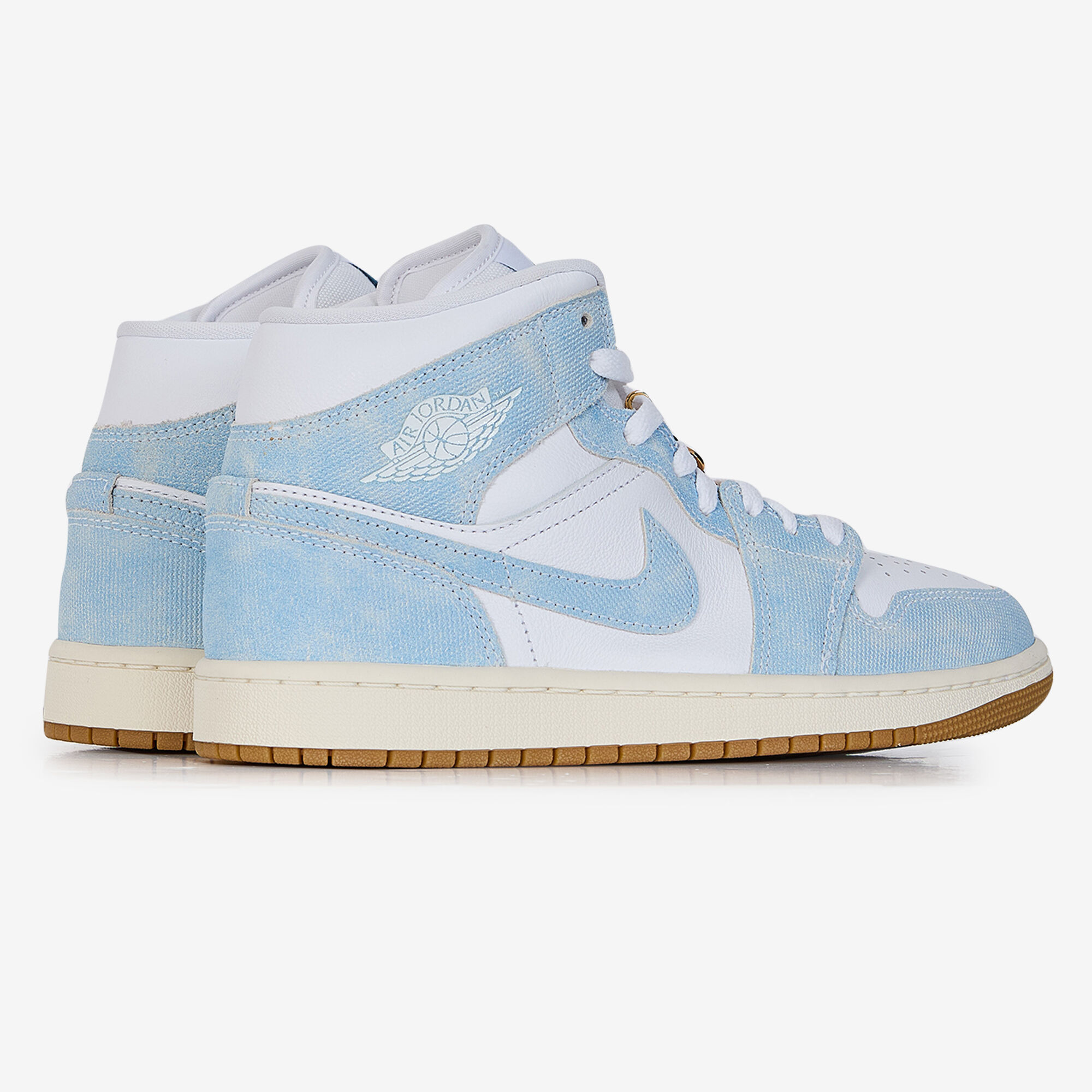 Air Jordan 1 Mid Se  Blanc/bleu