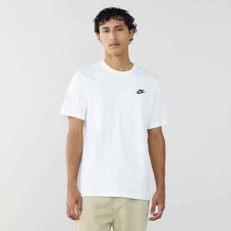 NIKE TEE SHIRT CLUB WHITE MEN