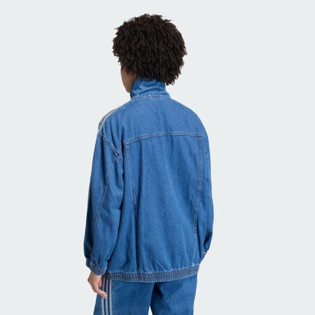 ADIDAS ORIGINALS JACKET FZ FIREBIRD DENIM BLUE WOMEN