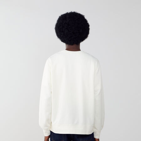 NIKE SWEAT CREW CLUB FT OFF-WHITE/BLACK MEN