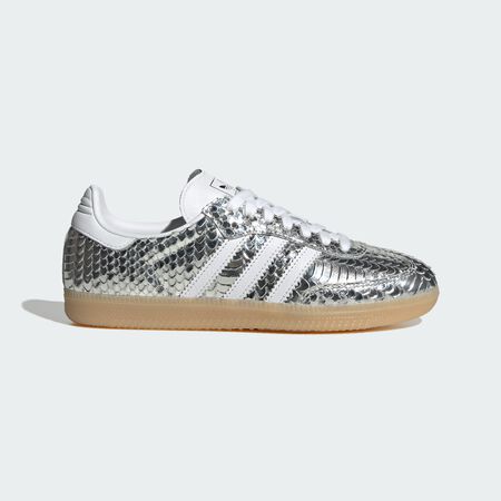 ADIDAS ORIGINALS samba SAMBA OG REPTILE SILVER/WHITE WOMEN