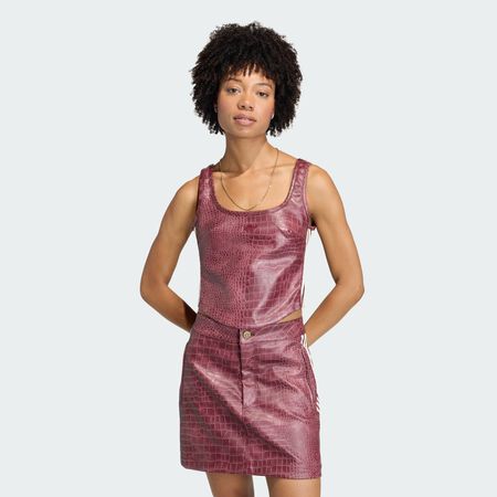 ADIDAS ORIGINALS CORSET MATIÈRE SYNTHÉTIQUE Maroon FEMME