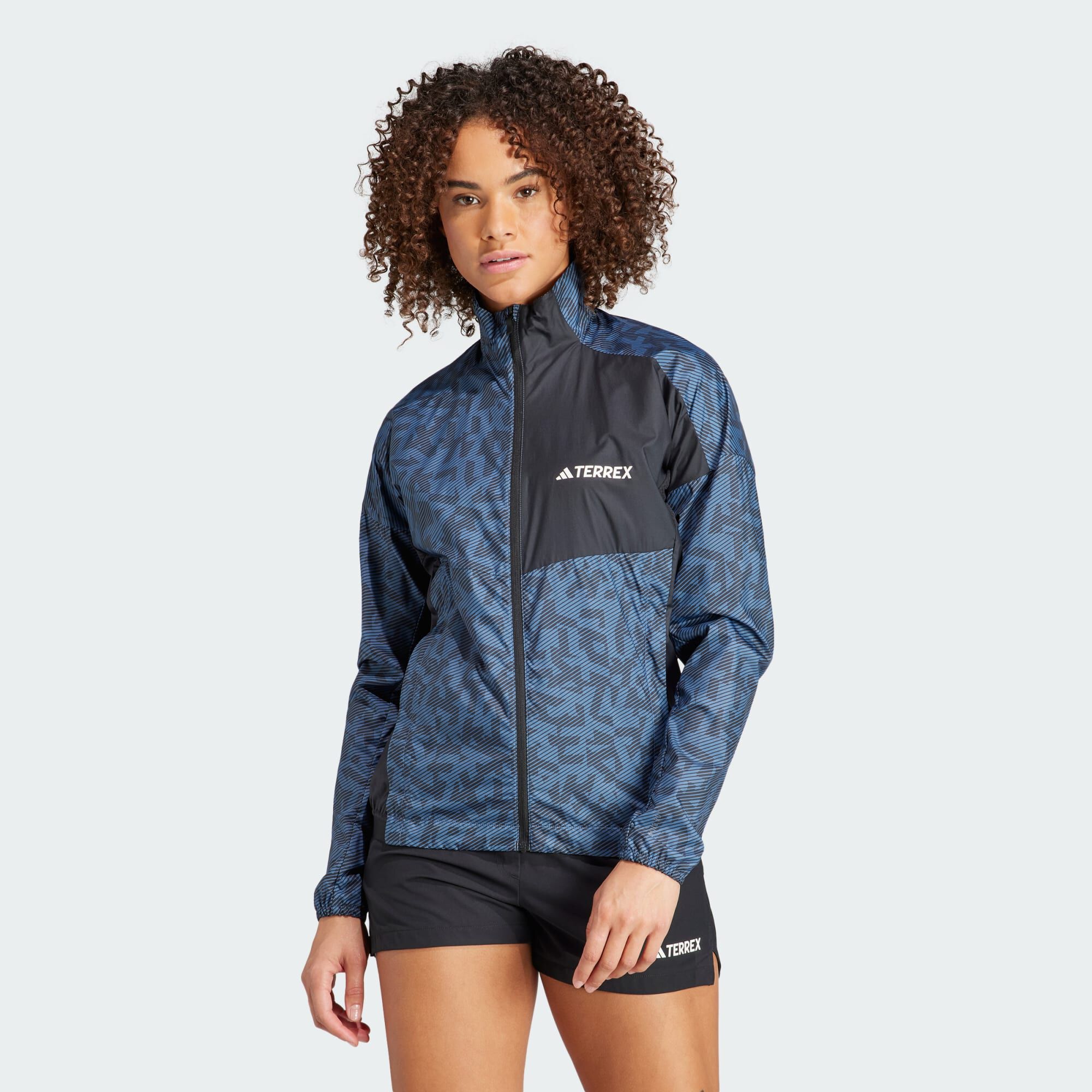Veste adidas femme noir et bleu hot sale