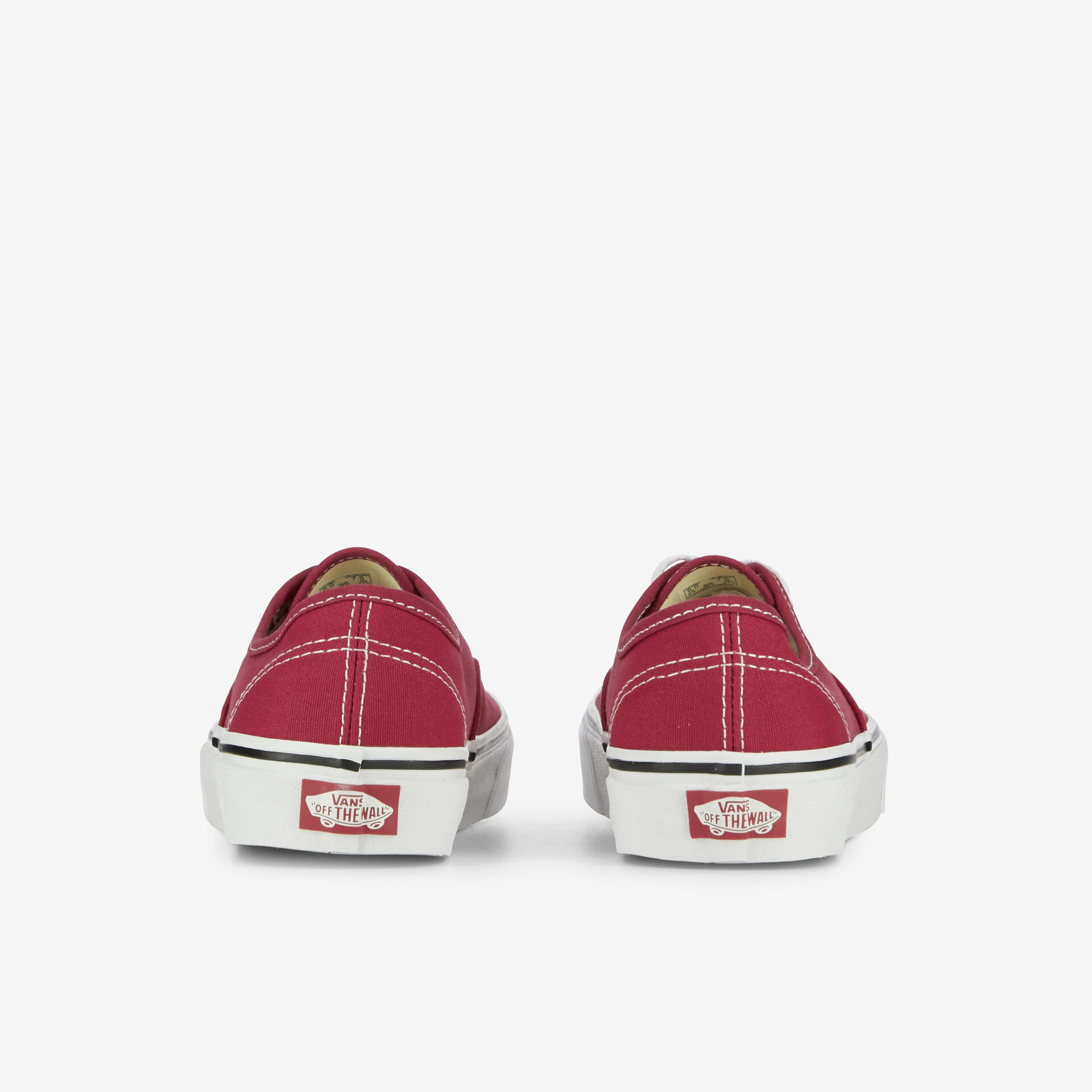 vans rouge courir