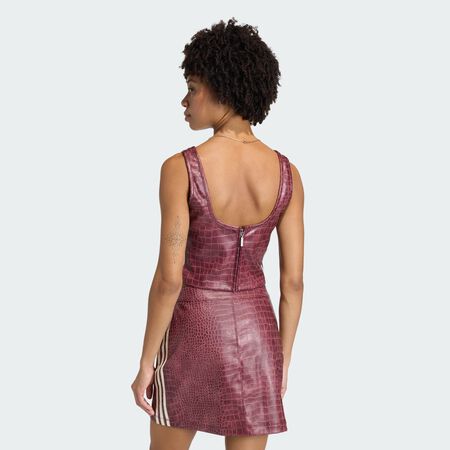 ADIDAS ORIGINALS CORSET MATIÈRE SYNTHÉTIQUE Maroon FEMME