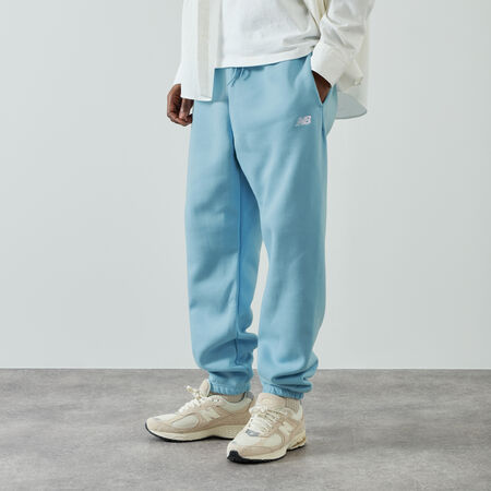 NEW BALANCE PANT JOGGER SMALL LOGO BLEU CIEL MEN