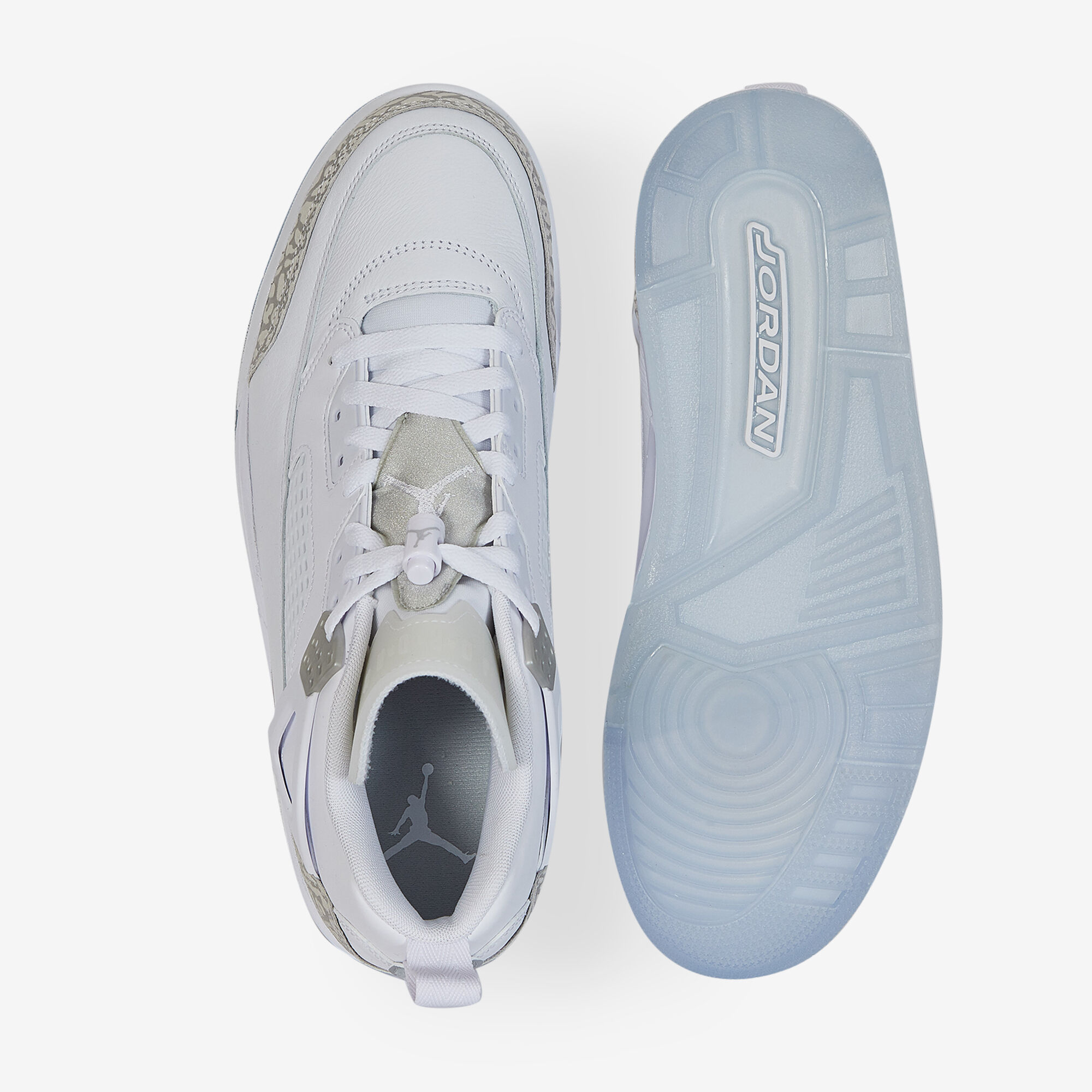 Jordan Spizike Low  Blanc