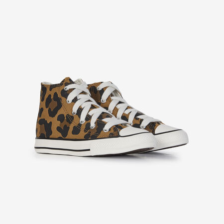 CONVERSE CHUCK TAYLOR ALL STAR HI LEOPARD BEIGE/MARRON CADET