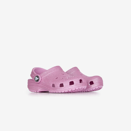 CROCS CLASSIC CLOG GLITTER PINK BABIES