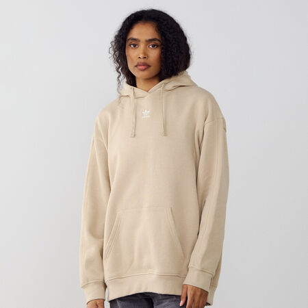 ADIDAS ORIGINALS HOODIE ESSENTIAL TREFOIL OS BEIGE FEMME
