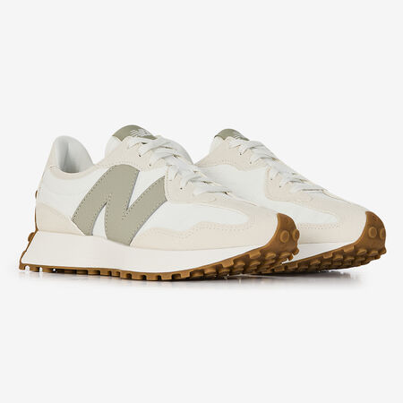 NEW BALANCE 327 327 BEIGE/GREEN WOMEN