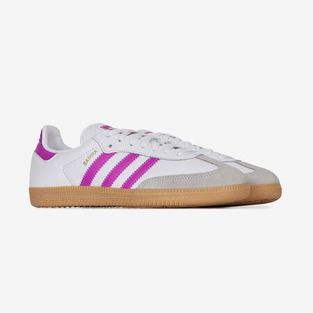 ADIDAS ORIGINALS samba SAMBA OG WHITE/PURPLE JUNIOR
