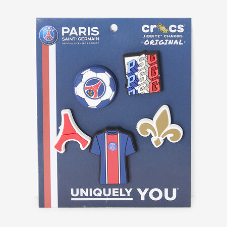 CROCS JIBBITZ PSG 5PC BLEU/ROUGE MIXTE