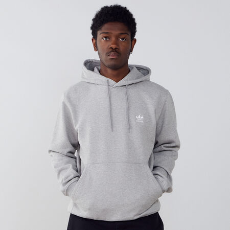ADIDAS ORIGINALS HOODIE ESSENTIAL TREFOIL GRIS/BLANC HOMME