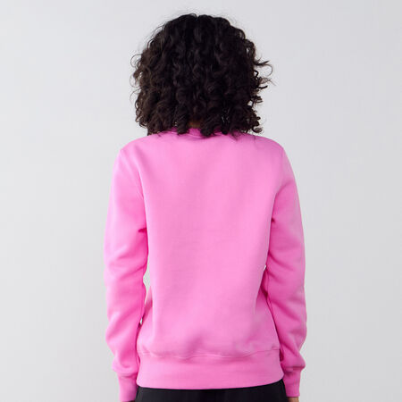 NIKE SWEAT CREW CLUB CENTERED LOGO PINK WOMEN