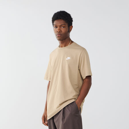 NIKE TEE SHIRT CLUB BEIGE/BLANC HOMME