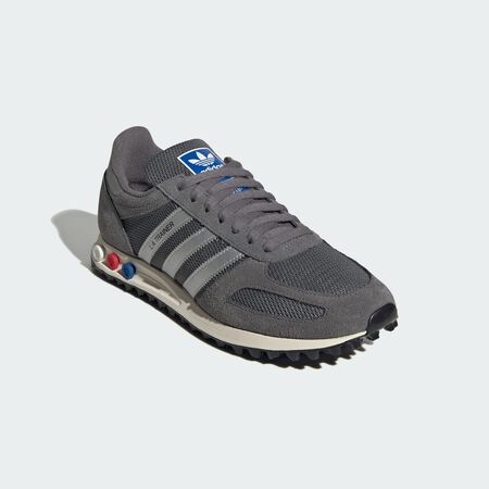 ADIDAS ORIGINALS LA TRAINER OG SHOES Grey Four / Silver Metallic / Off White UNISEX