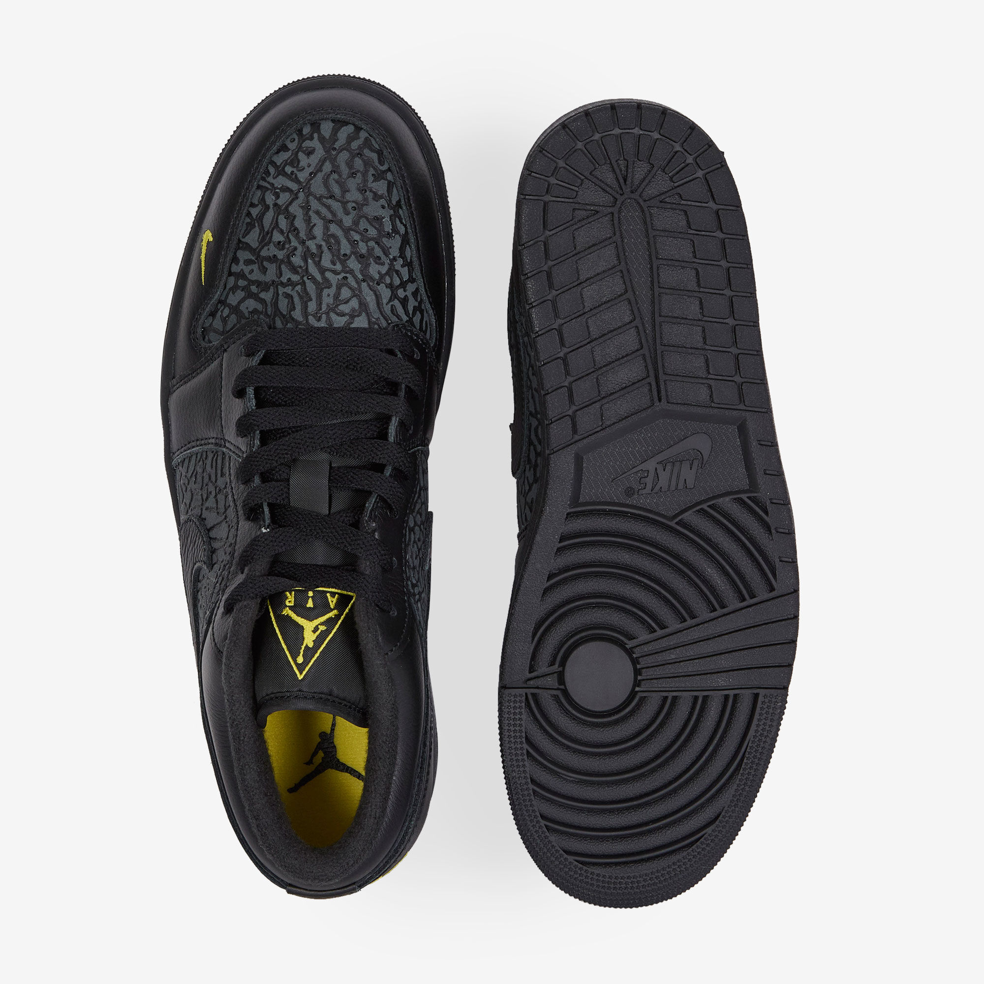 Air Jordan 1 Low Se  Noir/jaune