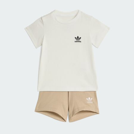 ADIDAS ORIGINALS Shorts Tee Set Kids Stone Khaki TODDLERS