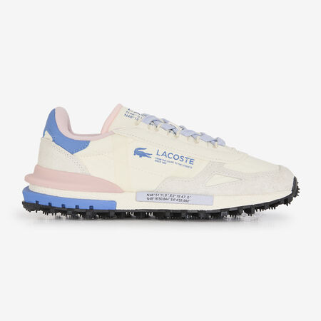 LACOSTE ELITE ACTIVE ECRU/BLEU/ROSE WOMEN